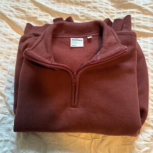 Aritzia quarter zip sweater